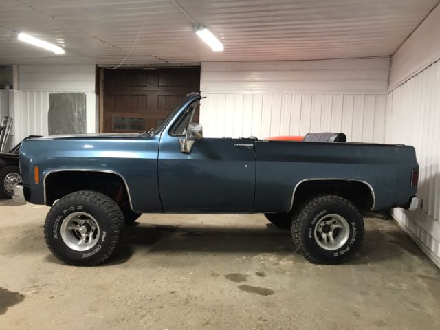 1973 Orange Chevrolet Blazer Convertible