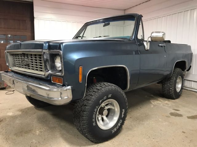 1973 Orange Chevrolet Blazer Convertible