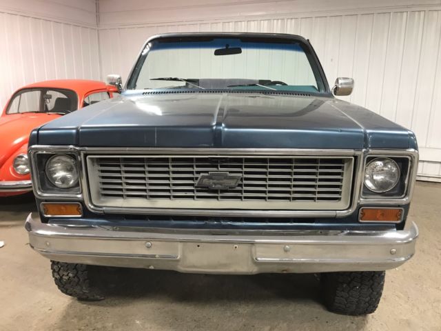 1973 Orange Chevrolet Blazer Convertible