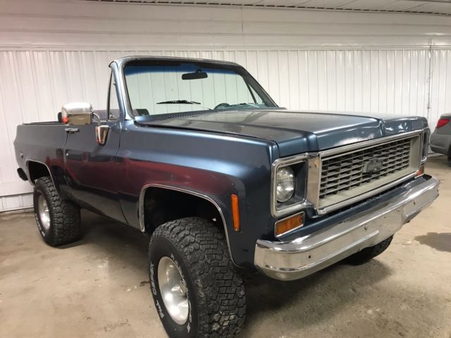 1973 Orange Chevrolet Blazer Convertible