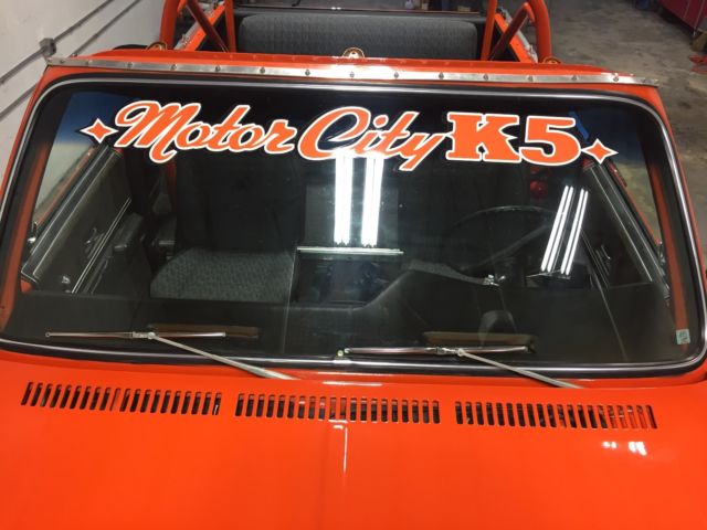 1973 Orange Chevrolet Blazer Convertible