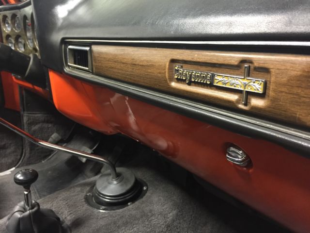 1973 Orange Chevrolet Blazer Convertible