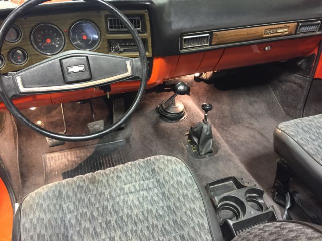 1973 Orange Chevrolet Blazer Convertible