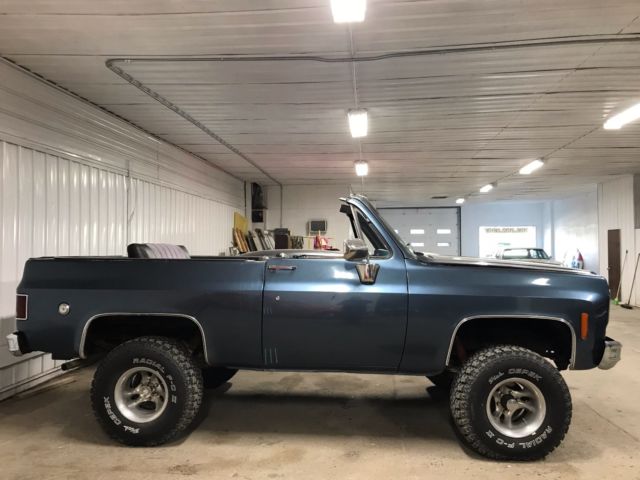 1973 Orange Chevrolet Blazer Convertible