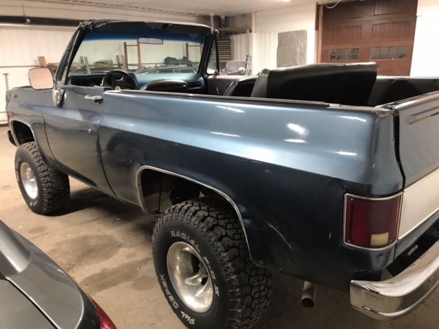 1973 Orange Chevrolet Blazer Convertible
