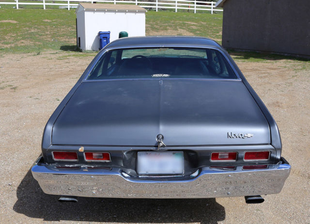 1973 grey Chevrolet Nova coupe