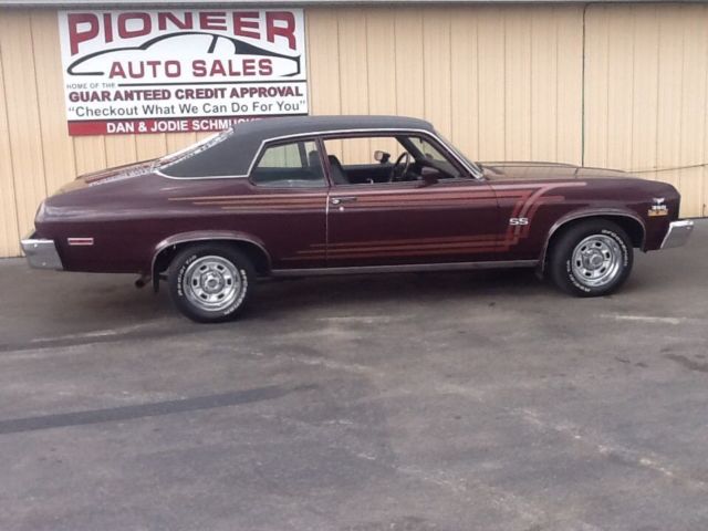 1973 Burgundy Chevrolet Nova Hatchback