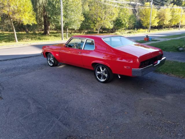 1973 Red Chevrolet Nova Coupe