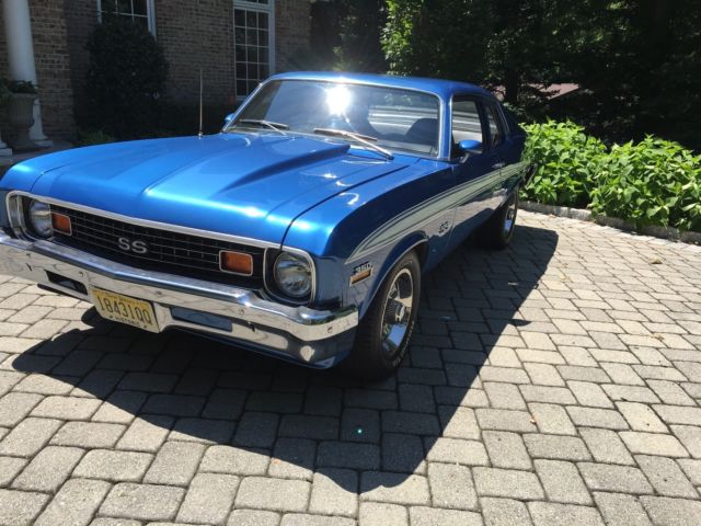 1973 Blue Chevrolet Nova