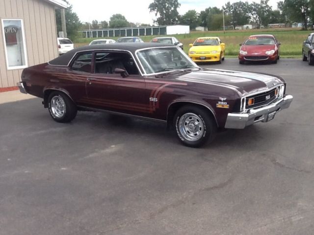 1973 Burgundy Chevrolet Nova Hatchback
