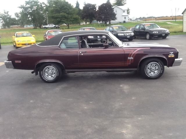 1973 Burgundy Chevrolet Nova Hatchback