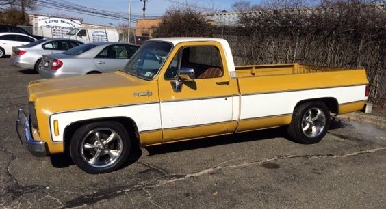 1973 White/ gold Chevrolet Other Pickups pick up full size