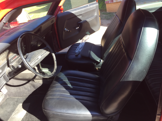 1973 Red Chevrolet Nova coupe