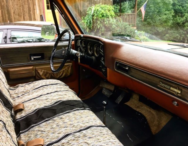 1973 Orange Chevrolet C/K Pickup 1500 Crew Cab Pickup