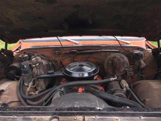 1973 Orange Chevrolet C/K Pickup 1500 Crew Cab Pickup