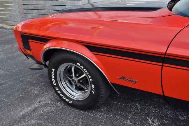 1973 Red Ford Mustang Convertible