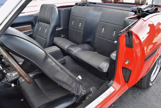 1973 Red Ford Mustang Convertible