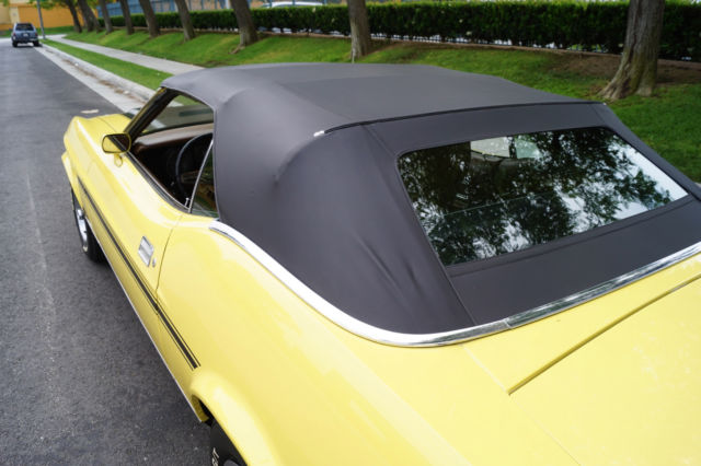 1973 Grabber Yellow Ford Mustang Convertible