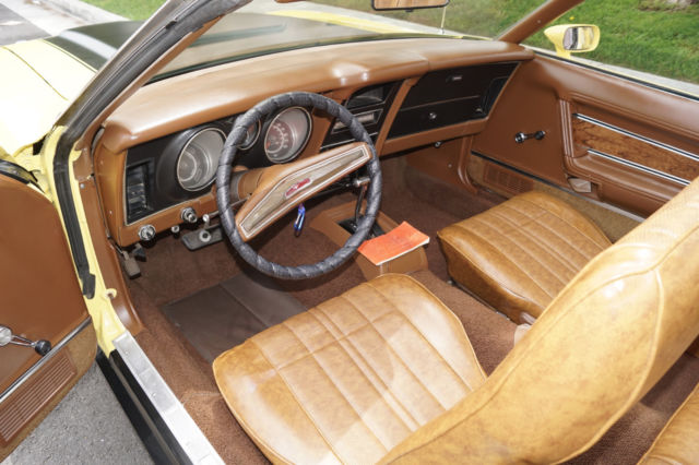 1973 Grabber Yellow Ford Mustang Convertible