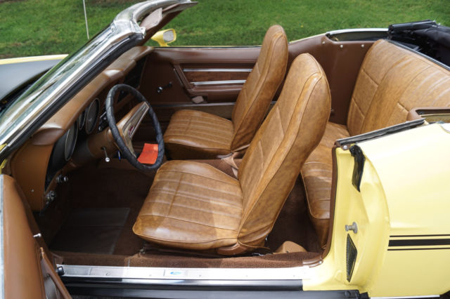 1973 Grabber Yellow Ford Mustang Convertible