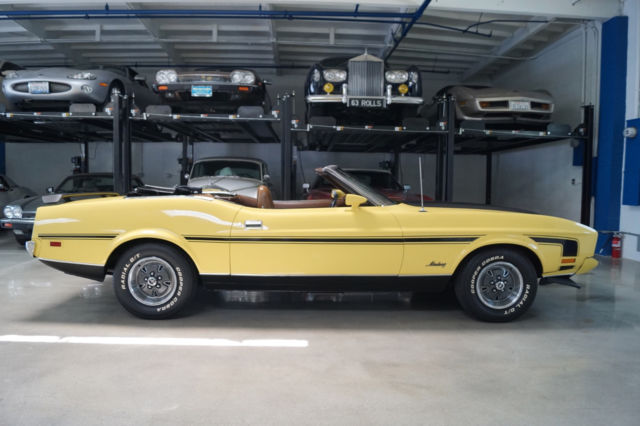 1973 Grabber Yellow Ford Mustang Convertible