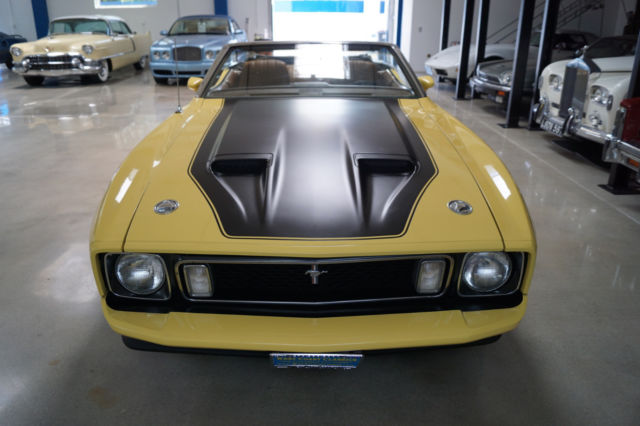 1973 Grabber Yellow Ford Mustang Convertible