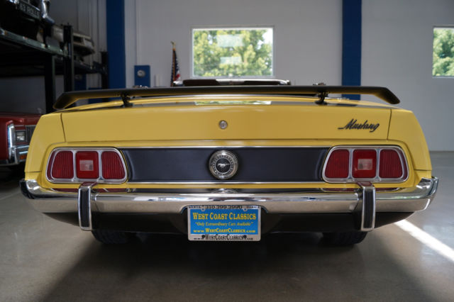 1973 Grabber Yellow Ford Mustang Convertible