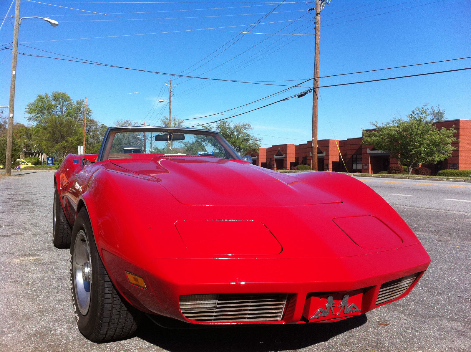 1973 Red Chevrolet Corvette Convertible