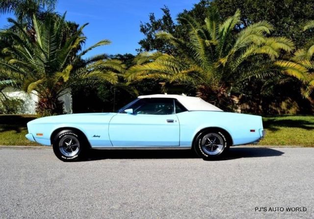 1973 Blue Ford Mustang