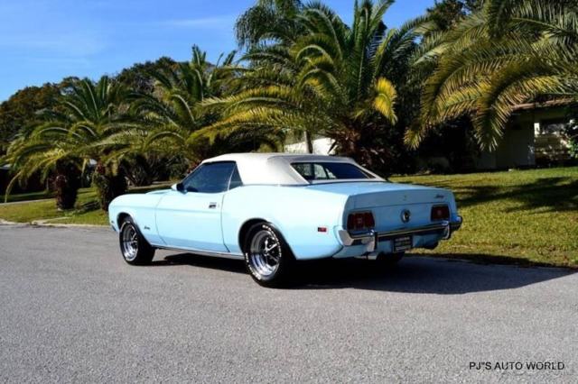 1973 Blue Ford Mustang