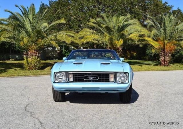 1973 Blue Ford Mustang