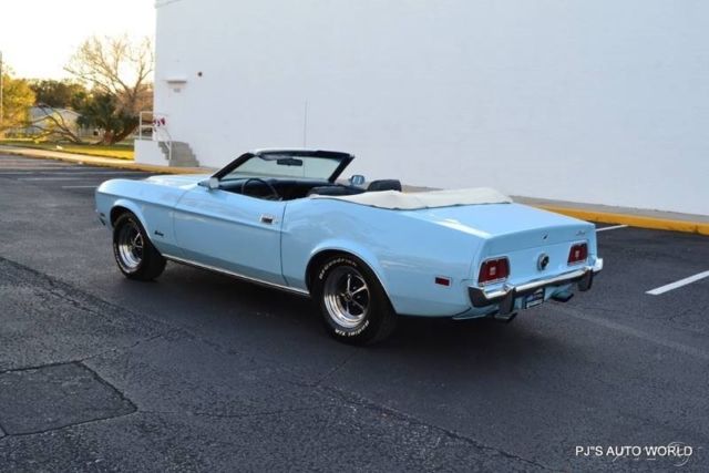 1973 Blue Ford Mustang