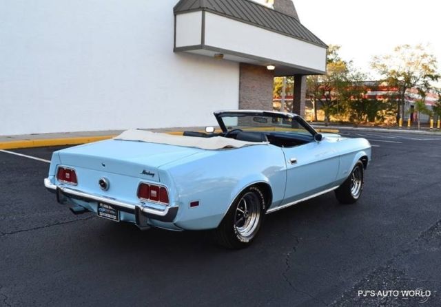 1973 Blue Ford Mustang