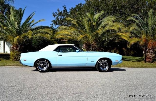 1973 Blue Ford Mustang