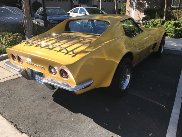 1973 Yellow Chevrolet Corvette Coupe
