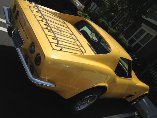 1973 Yellow Chevrolet Corvette Coupe