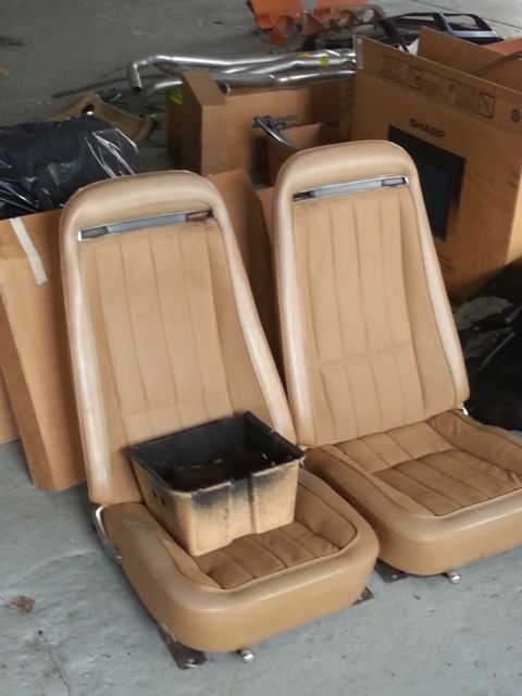 1973 Orange Chevrolet Corvette Coupe