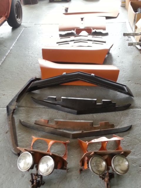 1973 Orange Chevrolet Corvette Coupe