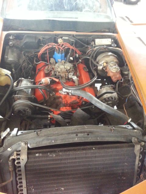 1973 Orange Chevrolet Corvette Coupe