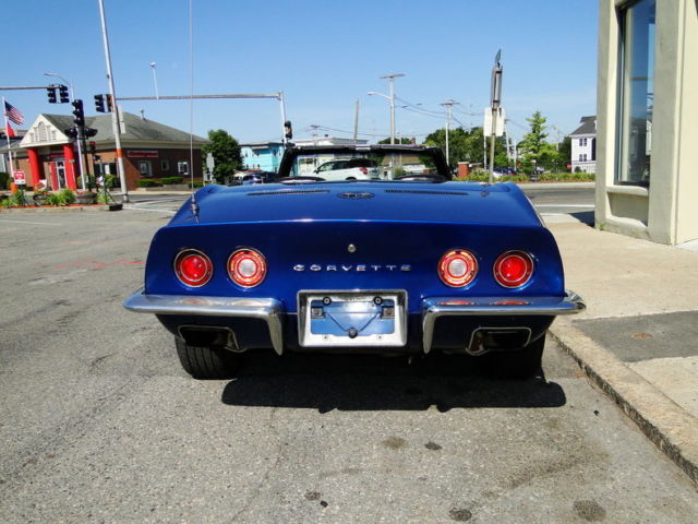 1973 Burgundy Chevrolet Corvette Convertible
