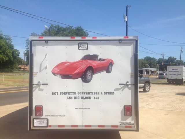 1973 Red Chevrolet Corvette Convertible