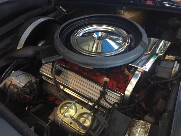 1973 Burgundy Chevrolet Corvette Convertible