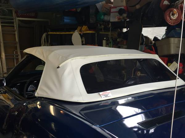 1973 Burgundy Chevrolet Corvette Convertible