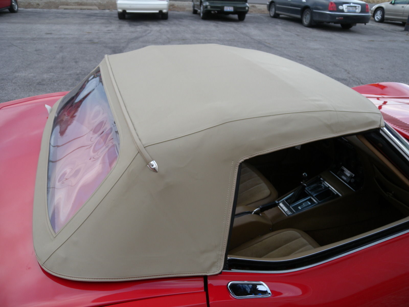 1973 red Chevrolet Corvette