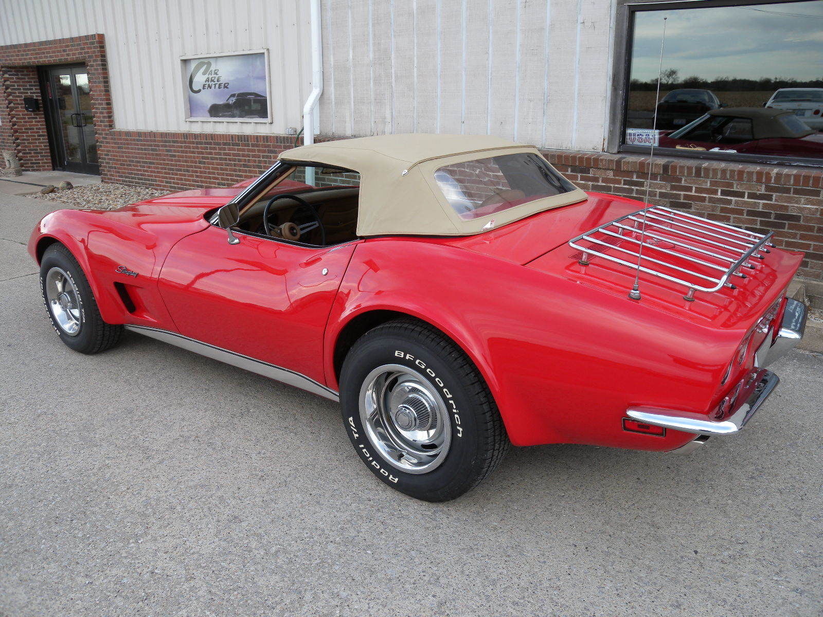 1973 red Chevrolet Corvette