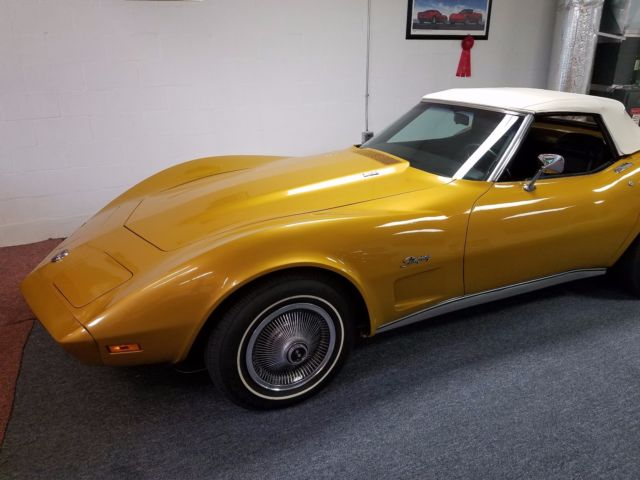 1973 Metallic Chevrolet Corvette Convertible