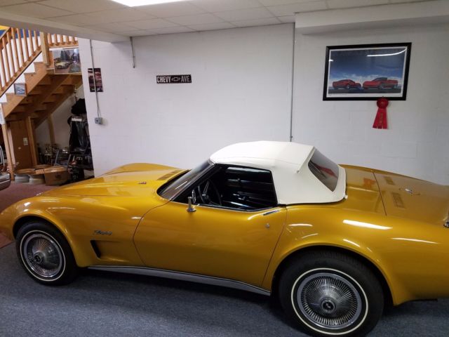 1973 Metallic Chevrolet Corvette Convertible