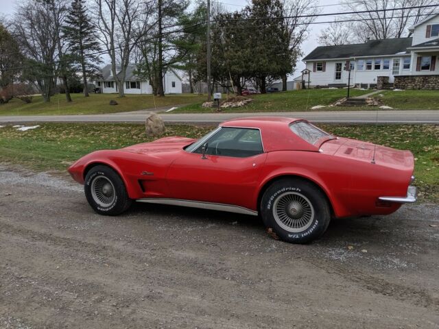 1973 Red Chevrolet Corvette Convertible