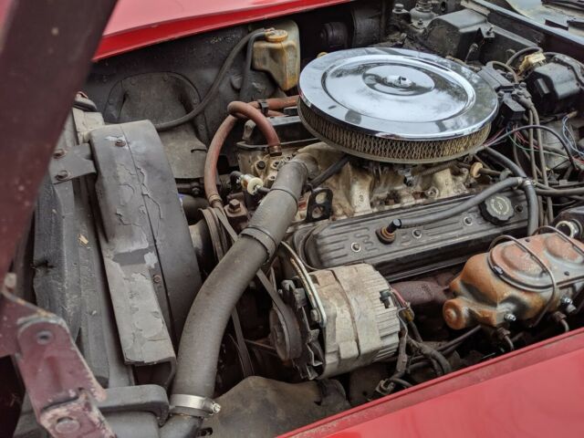 1973 Red Chevrolet Corvette Convertible
