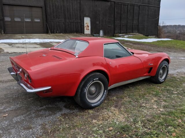 1973 Red Chevrolet Corvette Convertible